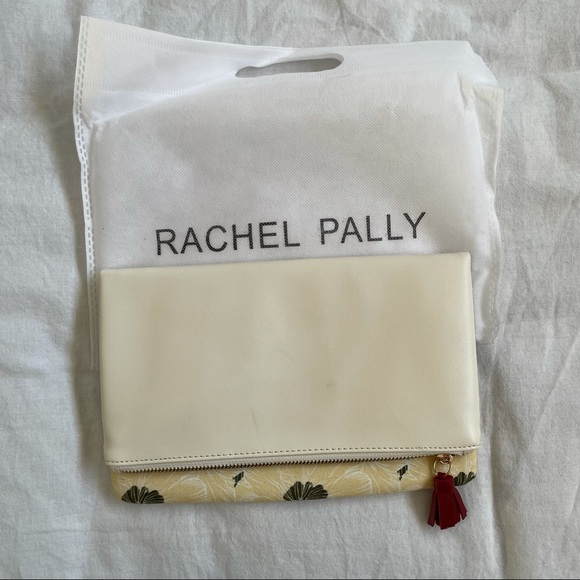 Rachel Pally cream foldover clutch with floral design. - Picture 2 of 3